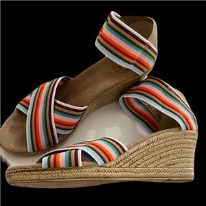Charleston Cannon Stripe Wedges